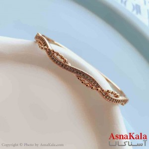 بنگل مینیمال دخترانه ژوپینگ مدل پیچی  کد DSB18854W