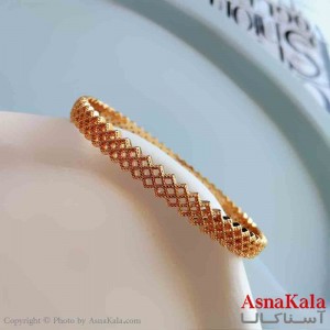 بنگل مینیمال دخترانه استیل 316 مدل لوزی ظریف کد DSB18860W