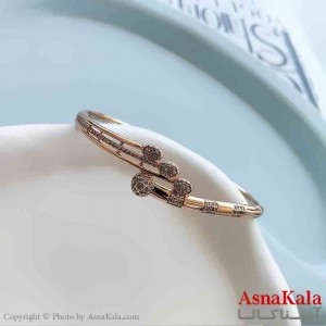 بنگل مینیمال دخترانه ژوپینگ مدل نگینی  کد DSB18863W