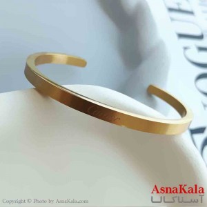 بنگل مینیمال دخترانه استیل 316 مدل کارتیر مات  کد DSB18864W