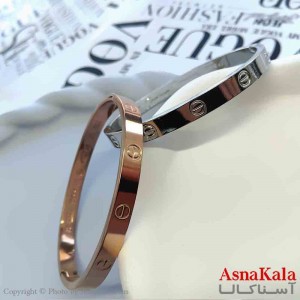 بنگل مینیمال دخترانه استیل 316 مدل کارتیر  کد DSB18866W