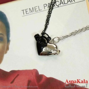 گردنبند ست دونفره  قلب شکسته کد GNB161371W