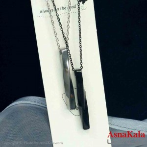 گردنبند ست دونفره استیل مدل پیچی کد GNB161412W