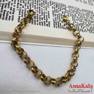 دستبند دخترانه استیل مدل زنجیری  کد DSB18951W