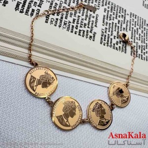 دستبند دخترانه پینترستی استیل مدل الیزابت کد DSB181003W