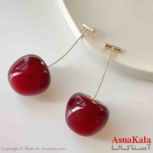 گوشواره استیل فانتزی زنانه مدل گیلاسی کد GSH151219W