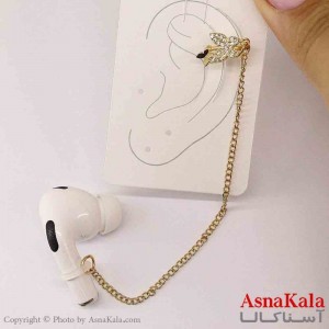 گوشواره ایرکاف ایرپاد طرح پروانه دخترانه استیل کد GSH151229W