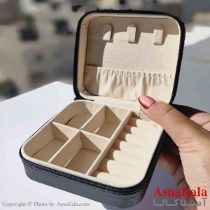 جعبه جواهرات پینترستی رنگ مشکی  کد HAIR131007W