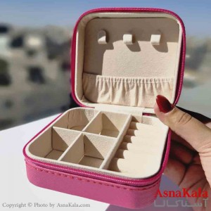 جعبه جواهرات پینترستی رنگ صورتی  کد HAIR131008W