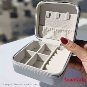 جعبه جواهرات پینترستی رنگ خاکستری  کد HAIR131009W