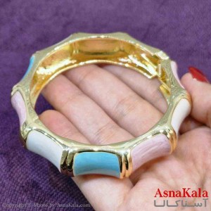 بنگل مینیمال مینا کاری رنگی