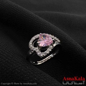 انگشتر زنانه استیل مینیمال مدل قلبی کد ANG19809W