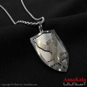 گردنبند مردانه و پسرانه استیل مدل عقاب کد GNB161591W