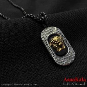 گردنبند مردانه و پسرانه استیل مدل ورساچه کد GNB161604W