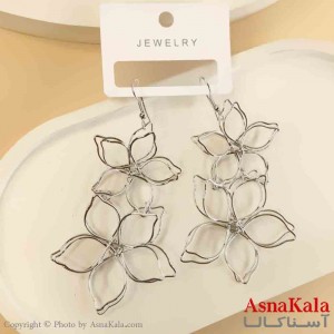 گوشواره استیل مینیمال دخترانه مدل گل کد GSH151492W