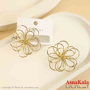 گوشواره استیل مینیمال دخترانه مدل گل کد GSH151501W