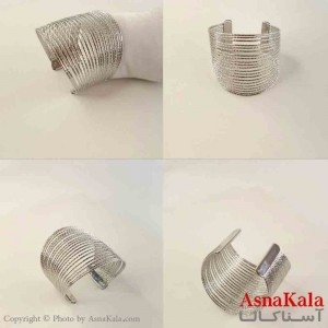بنگل مینیمال خطی نقره ای