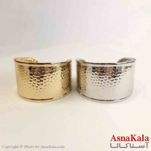 بنگل مینیمال دخترانه استیل مدل طرحدار کد DSB181076W