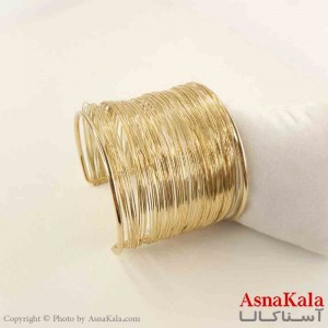 بنگل مینیمال دخترانه استیل مدل حصیری کد DSB181079W