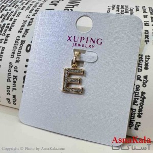 آویز ژوپینگ مینیمال دخترانه مدل حرف E کد GNB161623W