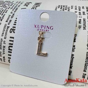 آویز ژوپینگ مینیمال دخترانه مدل حرف L کد GNB161624W