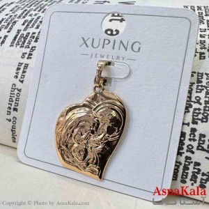 آویز ژوپینگ مینیمال دخترانه مدل قلب طرحدار کد GNB161626W