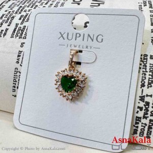 آویز ژوپینگ مینیمال دخترانه مدل قلب نگینی کد GNB161656W