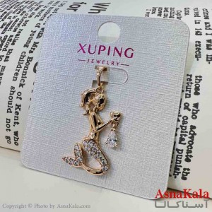 آویز ژوپینگ مینیمال دخترانه مدل عروس دریایی کد GNB161659W