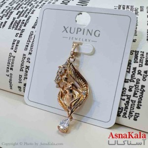 آویز ژوپینگ مینیمال دخترانه مدل نگینی کد GNB161660W