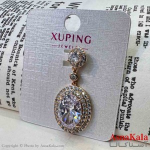 آویز ژوپینگ مینیمال دخترانه مدل نگینی کد GNB161676W