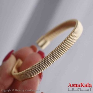 بنگل اسپرت استیل 316 مدل طلایی کد DSB181140W