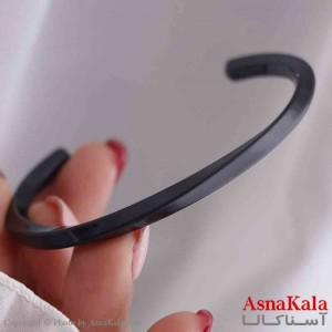 بنگل اسپرت استیل 316 مدل پیچی مشکی کد DSB181144W