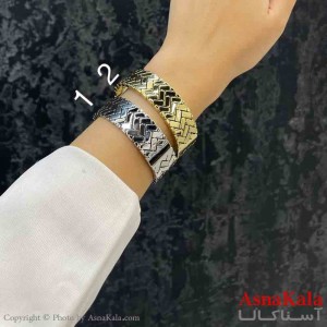 بنگل دخترانه پینترستی استیل زیکزاک آینه ای مدرن کد DSB181173W