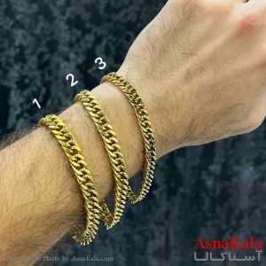 دستبند استیل مردانه مدل کارتیر کد DSB181184W