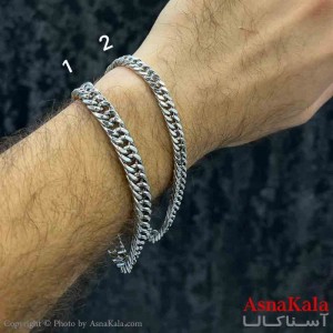 دستبند استیل مردانه مدل کارتیر کد DSB181185W