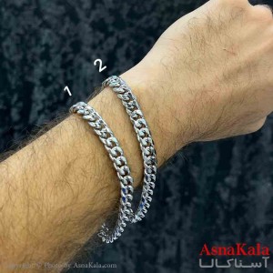 دستبند استیل مردانه مدل کارتیر کد DSB181186W