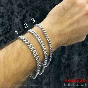 دستبند استیل مردانه مدل کارتیر کد DSB181188W