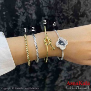 دستبند دخترانه پینترستی استیل پیچ ریز ترند کد DSB181202W