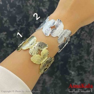 بنگل دخترانه پینترستی استیل طرح چند گل کد DSB181263W