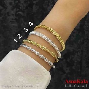 بنگل دخترانه پینترستی استیل  طرح مینیمال ریز کد DSB181283W