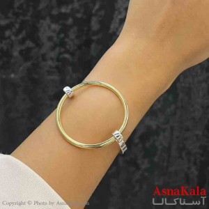 بنگل دخترانه پینترستی استیل  طرح  دایره مدرن  کد DSB181298W