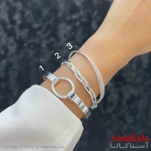 بنگل دخترانه پینترستی استیل  طرح مینمال دایره کد DSB181325W