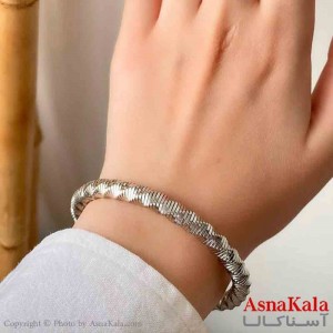 بنگل دخترانه پینترستی استیل پیچ حصیری مدرن کد DSB181377W