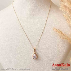 آویز ژوپینگ مینیمال دخترانه مدل اشک نگیندار ترند کد GNB161819W