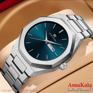 ساعت مردانه VAVAVOOM مدل کلاسیک ضدآب، روزشمار، موتور کوارتز کد WTCH11377W