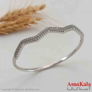 بنگل ژوپینگ نقره ای کد DSB181457W