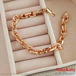 دستبند ژوپینگ طلایی کد DSB181475W