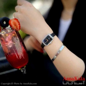 ساعت زنانه صفحه مشکی