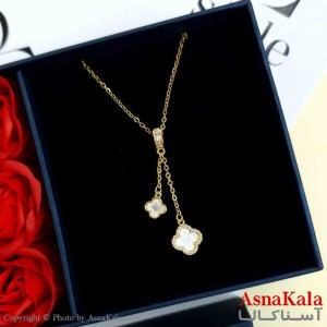 گردنبند ونکلیف طلایی دخترانه استیل با طول 45 سانتی متر کد GNB161995W