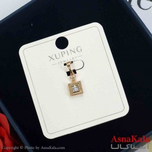 آویز ژوپینگ دخترانه نگیندار رنگ طلایی کد GNB162009W